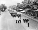 Students from Polytechnic School march in the parade on France&