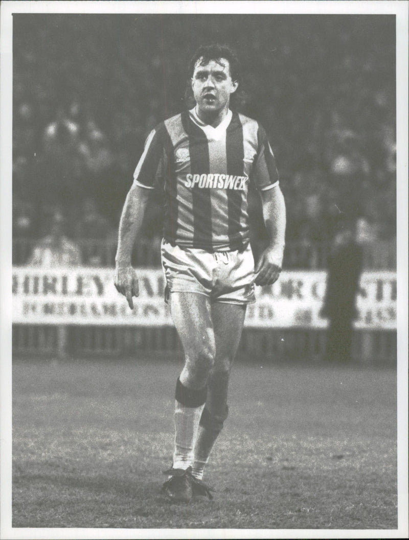 Bobby Davison during a match. - Vintage Photograph