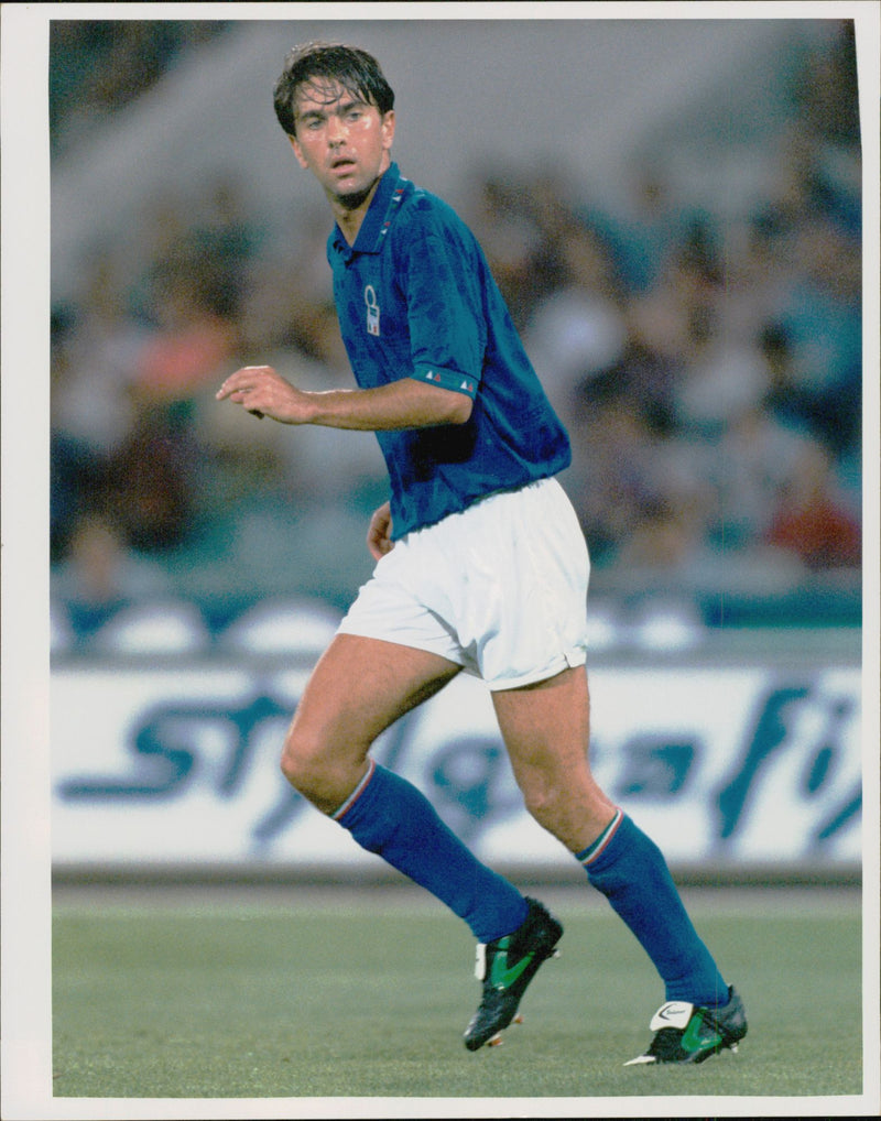 Football player Alessandro Costacurta (Italy) - Vintage Photograph