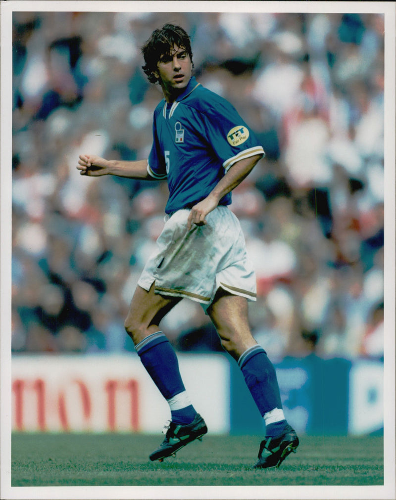 Alessandro Costacurta, Italy &amp; AC Milan - Vintage Photograph