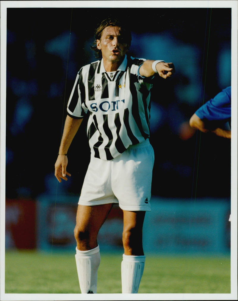 Antonio Conte, Juvetus FC - Vintage Photograph