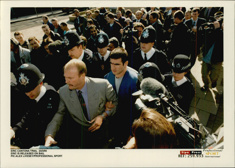 Eric Cantona - Vintage Photograph