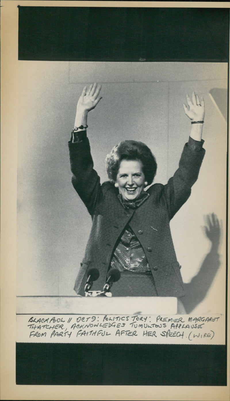 Margaret Thatcher - Vintage Photograph