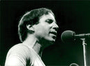 Paul Simon appears - Vintage Photograph