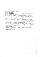 Paul Simon appears - Vintage Photograph