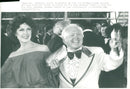 Mickey Rooney with wife arrives at the Oscars Gala at the Los Angeles Music Center - Vintage Photograph