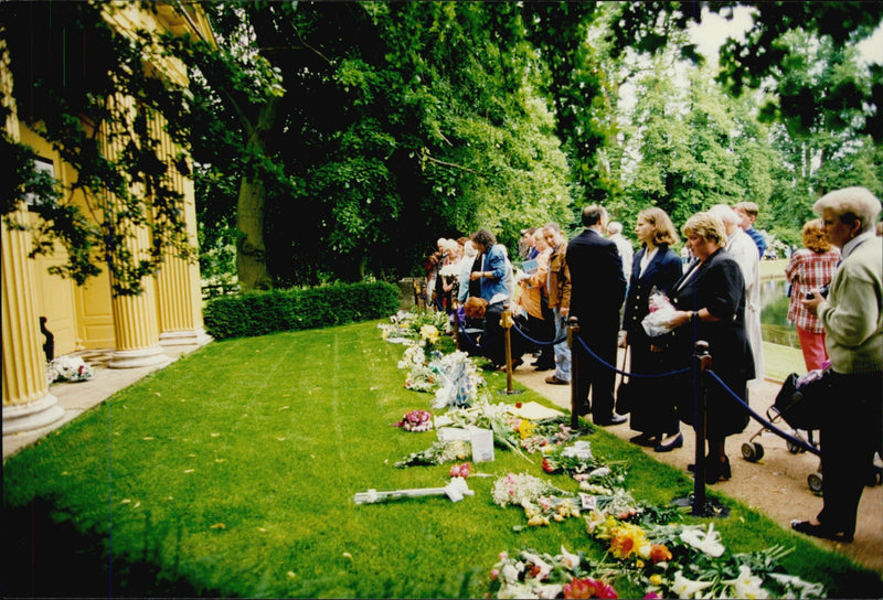 The shrine at Princess Diana's family home that has opened as a museum of her life - Vintage Photograph