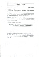 Princess Diana's family home opened up as a museum - Vintage Photograph