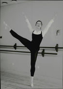 The ballet academy photographer Gunnel von Essen has captured the diligent Siv Ander during a training session - Vintage Photograph