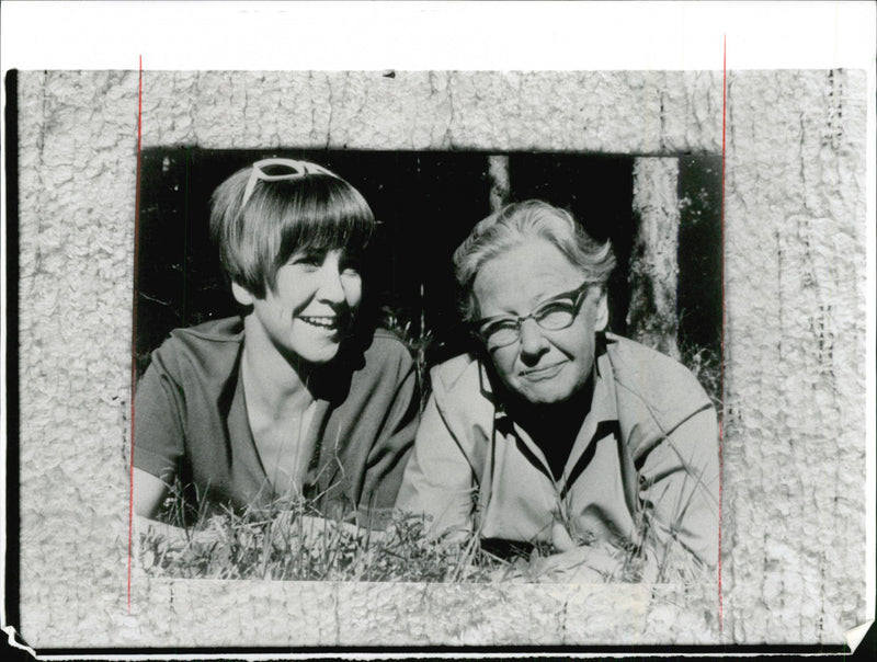 Ruffa Alving-Olin and Barbro Alving - Vintage Photograph