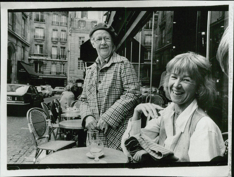 Barbro Alving together with his daughter Ruffa Alving-Olin - Vintage Photograph