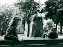 The writer Anna FrÃ¶ding and Vibeke Olsson - Vintage Photograph