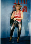 Tina Turner during a press conference at Hyde Park Hotel - Vintage Photograph