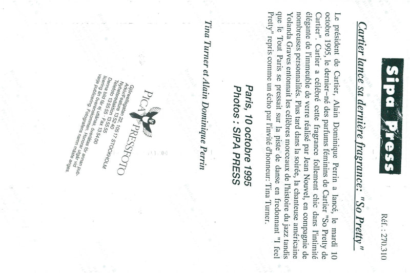 Tina Turner and Alain Dominique Perrin at Cartier&