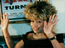 Tina Turner during the press conference in Stockholm at the start of her European tour - Vintage Photograph