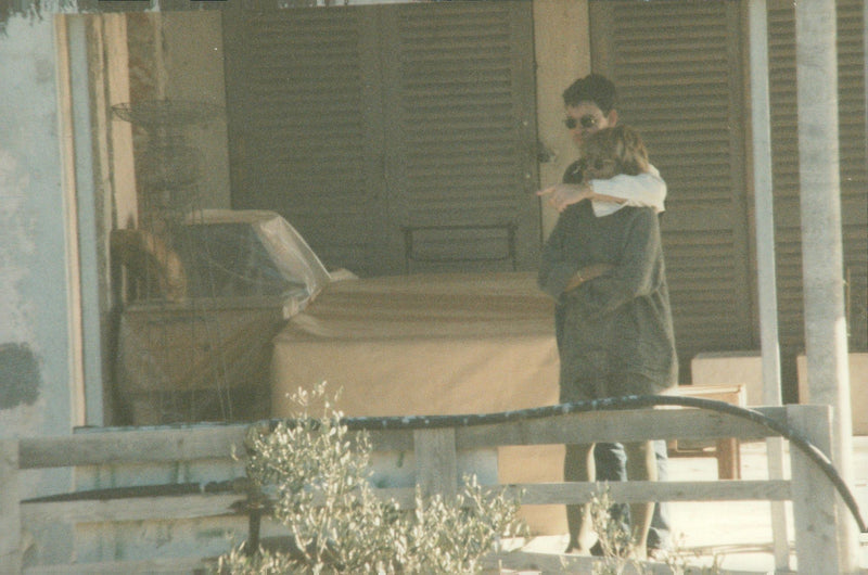 Tina Turner with Edwin Bach at his luxury villa in southern France - Vintage Photograph