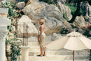 Tina Turner by the pool at his luxury villa in southern France - Vintage Photograph