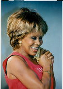 Tina Turner during a press conference at Hyde Park Hotel - Vintage Photograph