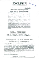 Tina Turner by the pool at his luxury villa in southern France - Vintage Photograph