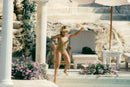 Tina Turner by the pool at his luxury villa in southern France - Vintage Photograph