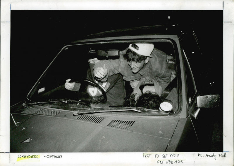 JOYRIDERS (CARS) - Vintage Photograph