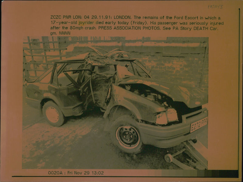 JOYRIDERS (CARS) - Vintage Photograph