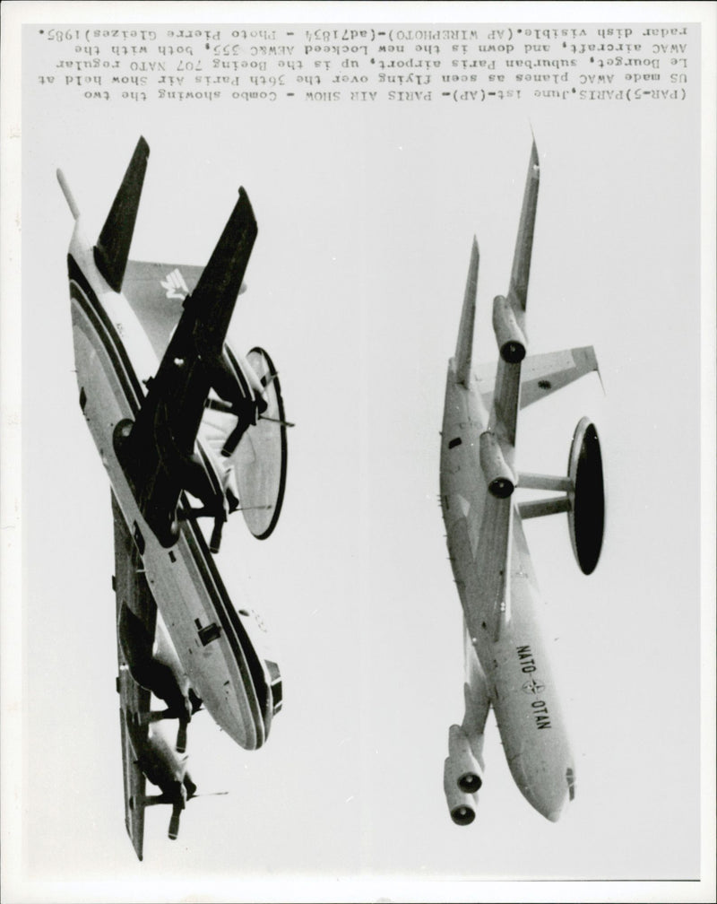 36th  Paris Air Show - Vintage Photograph