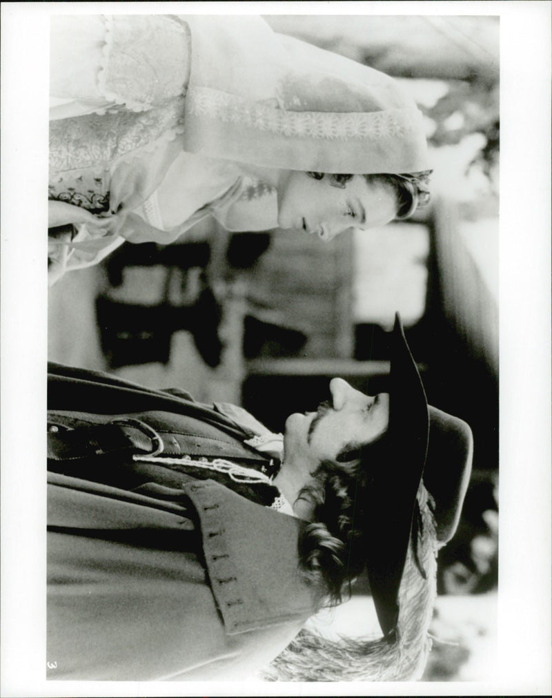 GÃ©rard Depardieu with Anne Brochet in Cyrano De Bergerac - Vintage Photograph