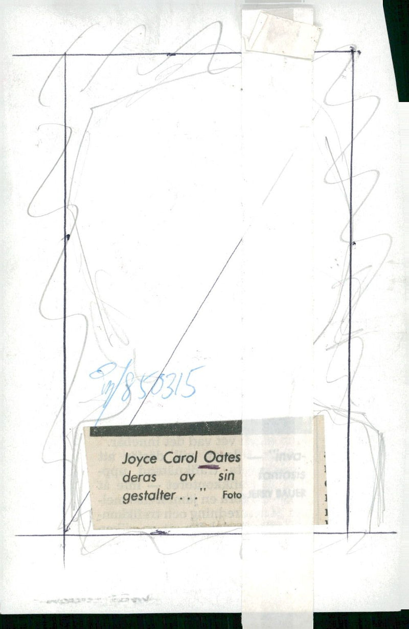 JOYCE FIGURES THEIR CAROL OATES NYGREN LENNART - Vintage Photograph