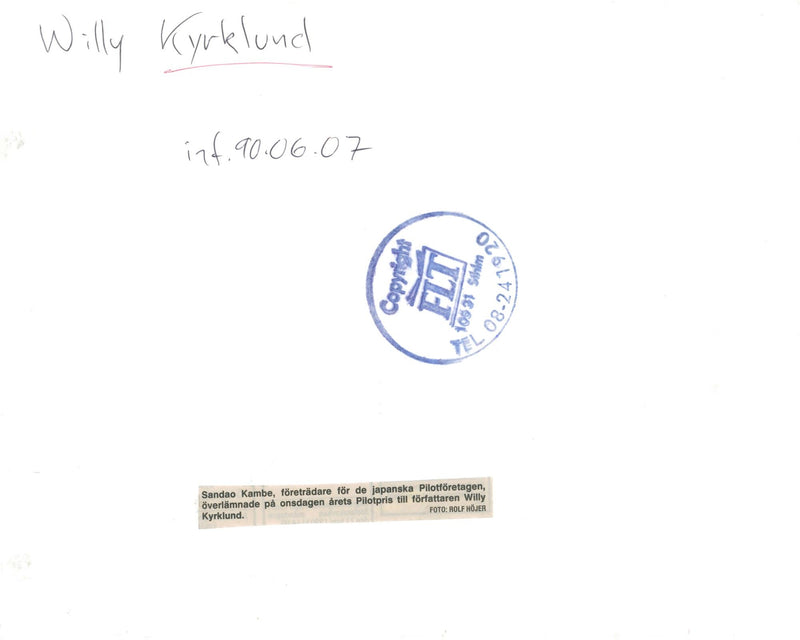 Sandao Kambe, representative of the Japanese Pilot Companies, handed this year&