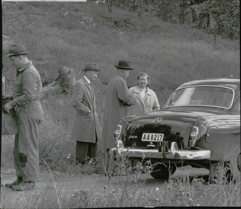 1960 DAGBLADETS PROBABLY JOHN CHARGE MURDER ARIGA DACST TAXI RANSOMED ADET CRIM - Vintage Photograph