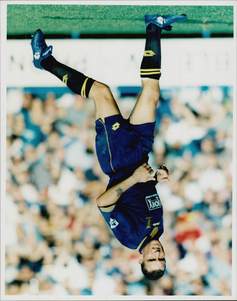 Football player Vinnie Jones, Wimbledon FC - Vintage Photograph