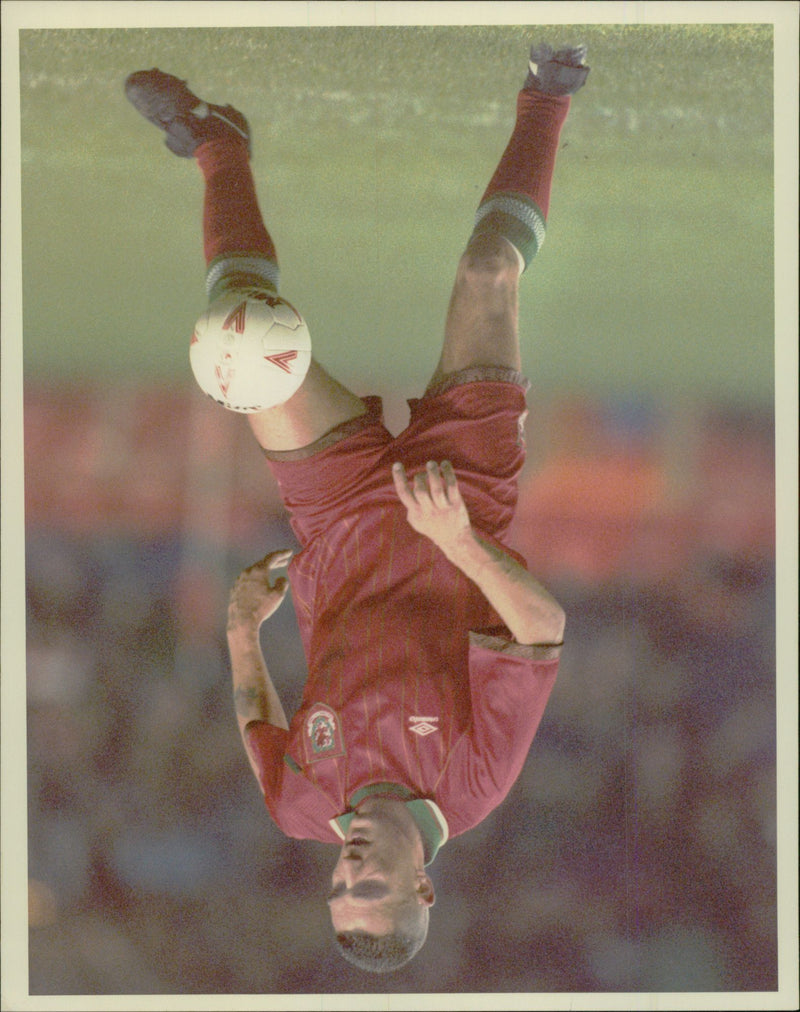 Football player Vinnie Jones, Wales &amp; Wimbledon FC - Vintage Photograph