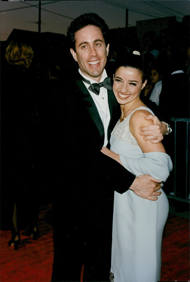 Jerry Seinfeld and his girlfriend Shoshana Lonstein at the Screen Actors Guild Award - Vintage Photograph