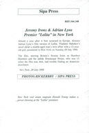 Donald Trump anländer till premiären av Adrian Lynnes film & quot; Lolita & quot ;. - Vintage Photograph