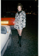 22-year-old Kylie Minogue on his way to an event - Vintage Photograph