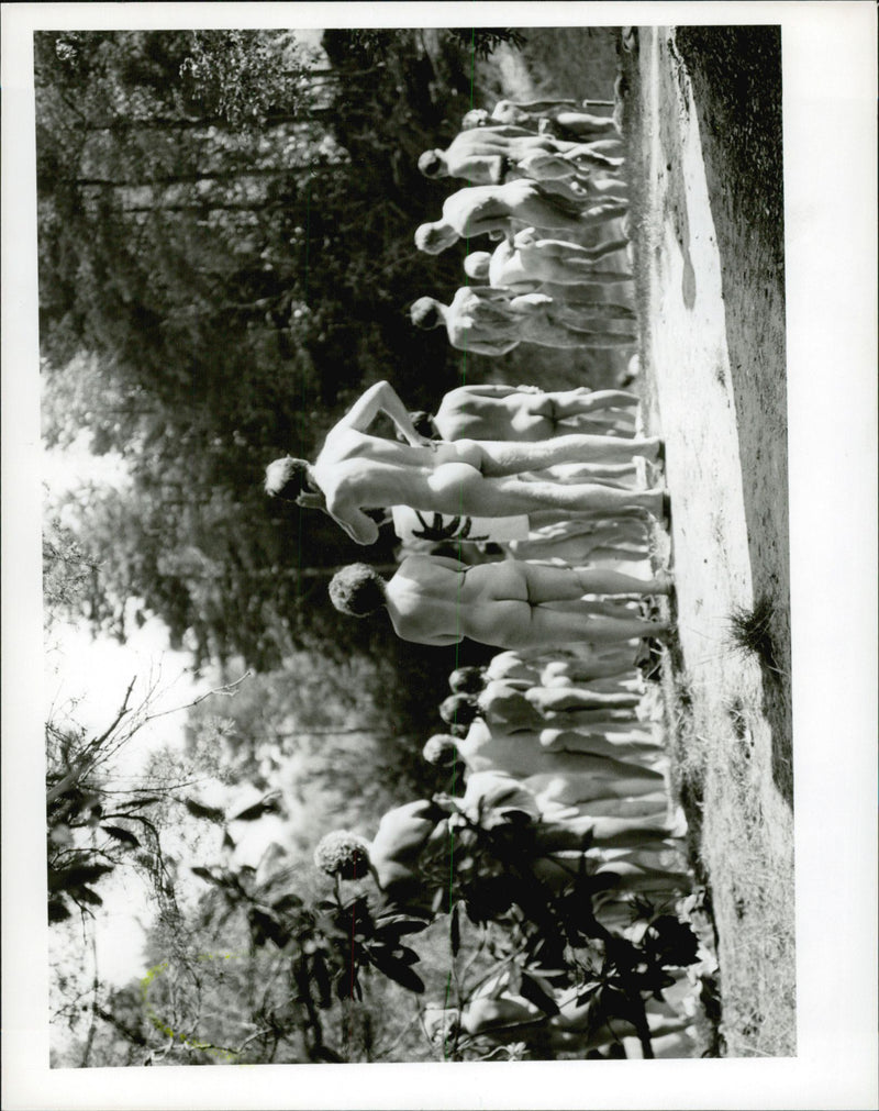 Young vintage nudism Nudist Camp - Vintage Photograph