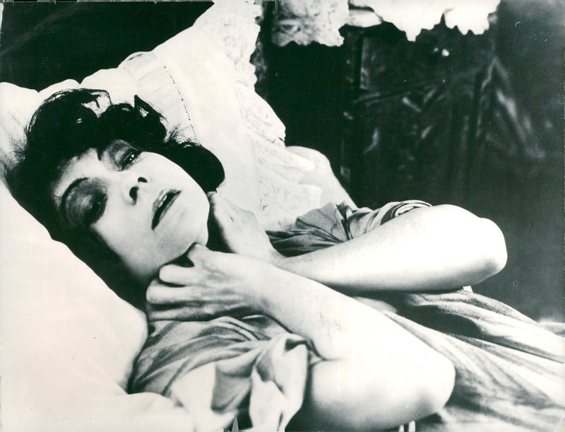Asta Nielsen, silent film star  - Year 1920 - Vintage Photograph