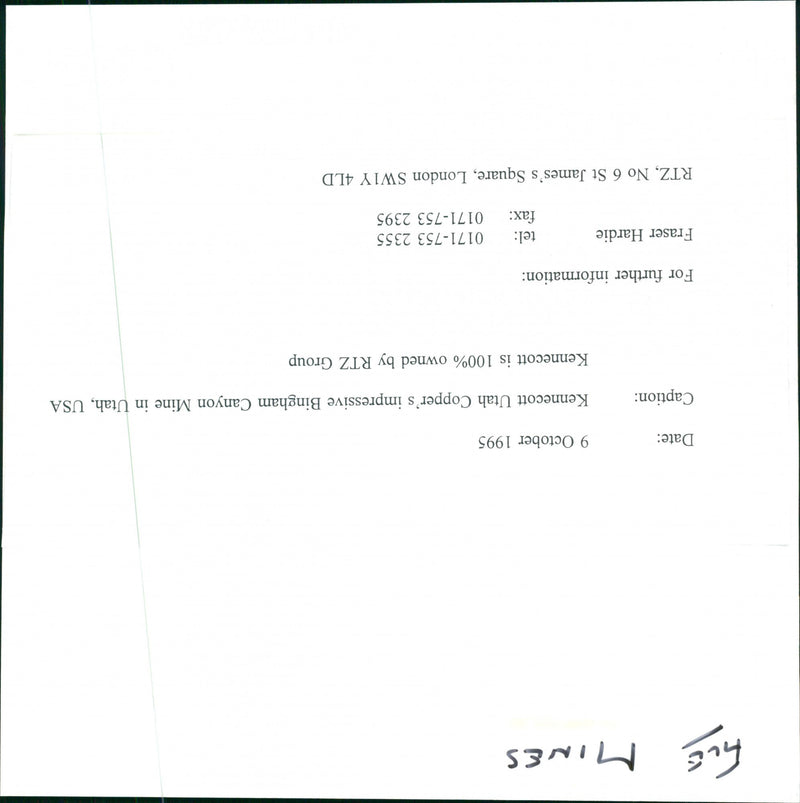 Mining - Vintage Photograph