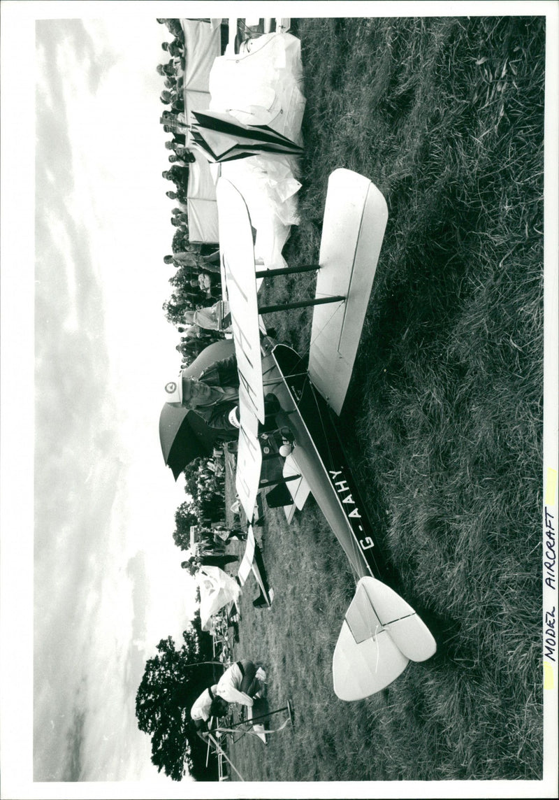 Model Aircraft. - Vintage Photograph