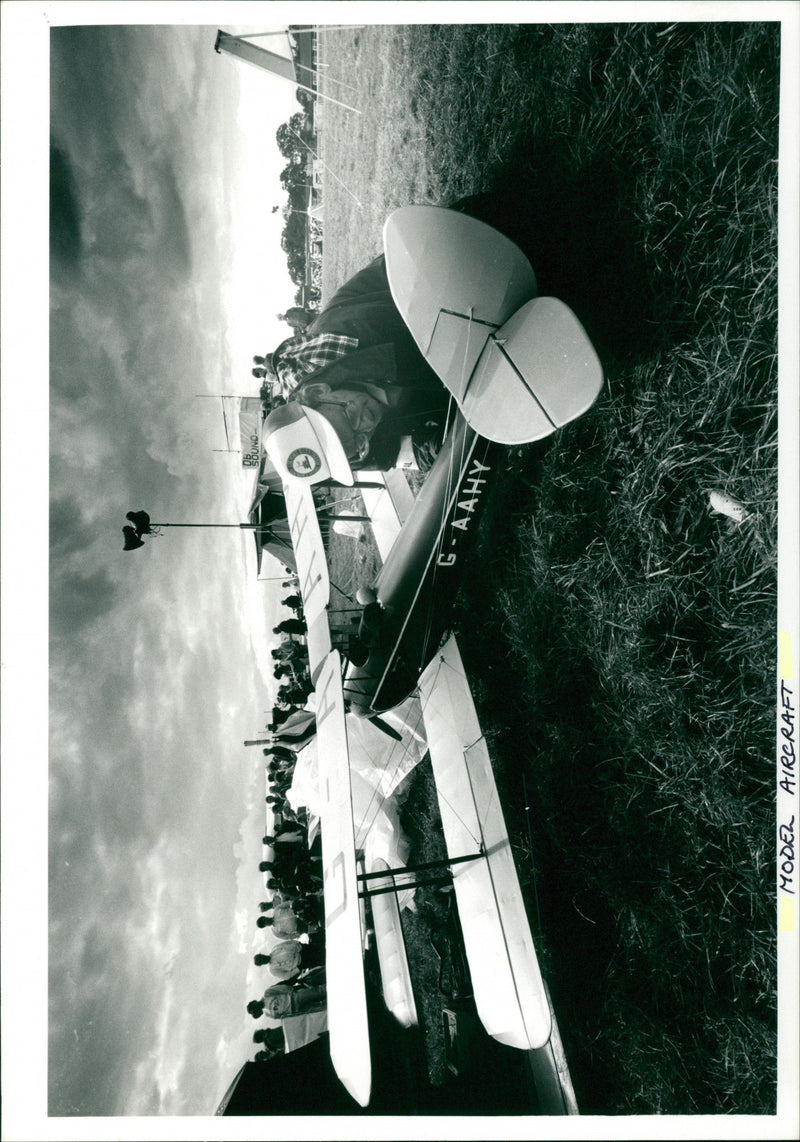 Model Aircraft. - Vintage Photograph