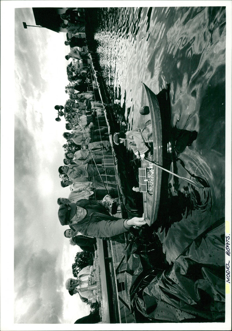 Model Boats. - Vintage Photograph