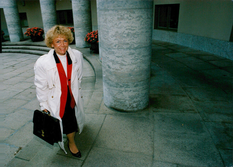 Politician Beatrice Ask - Vintage Photograph