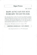 Politician Aung San Suu Kyi, Burma - Vintage Photograph