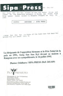 Politician Aung San Suu Kyi, Burma - Vintage Photograph