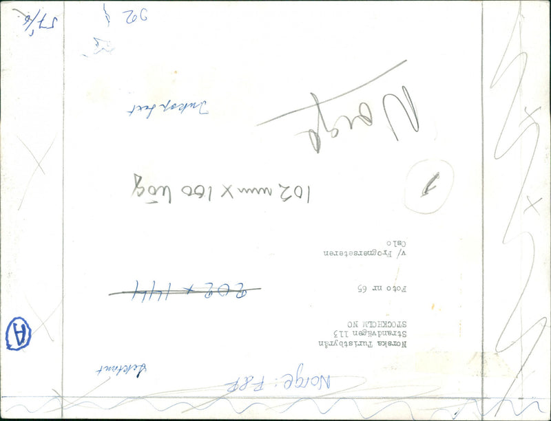 A group of children with skis are following their miss on skis in a snowy landscape - Vintage Photograph