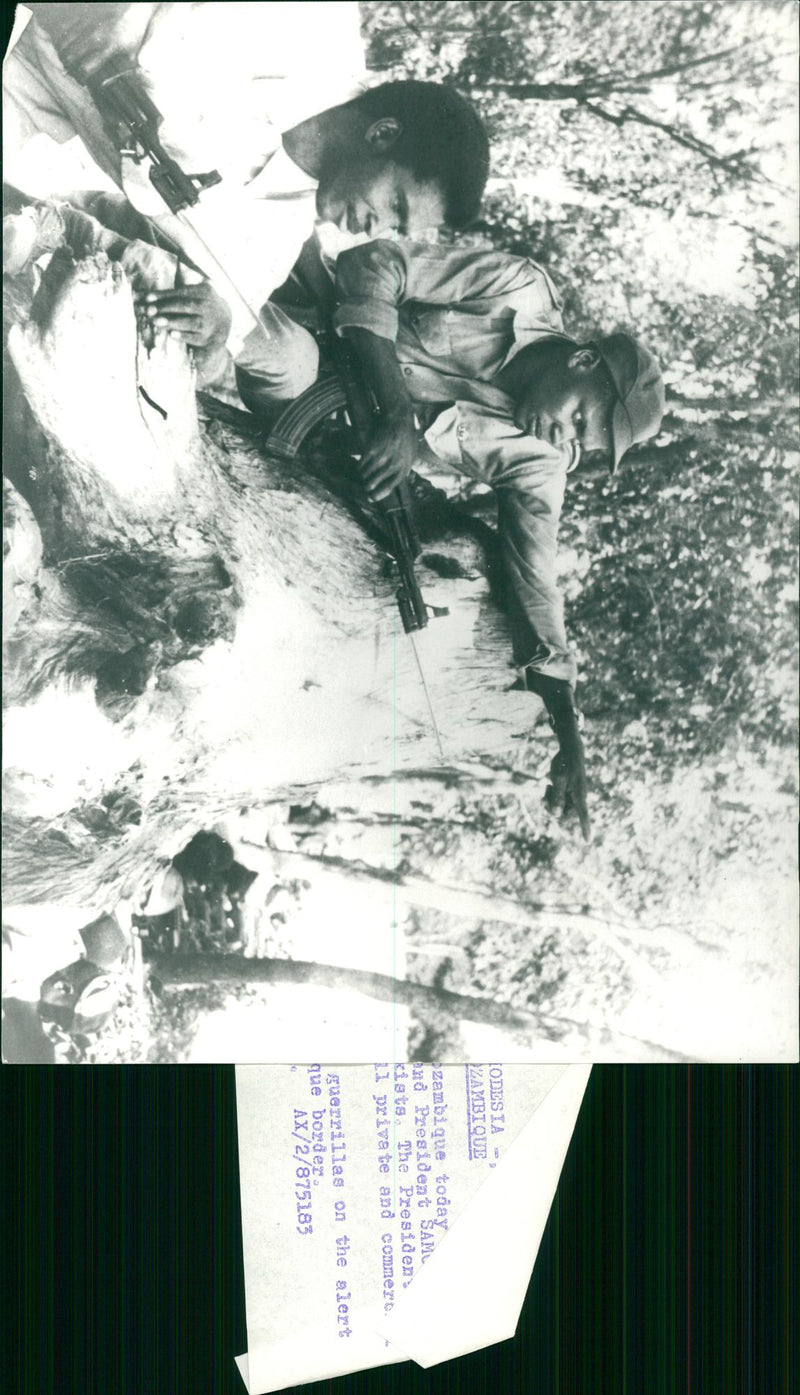 Renamo guerrillas in Mozambique - Vintage Photograph