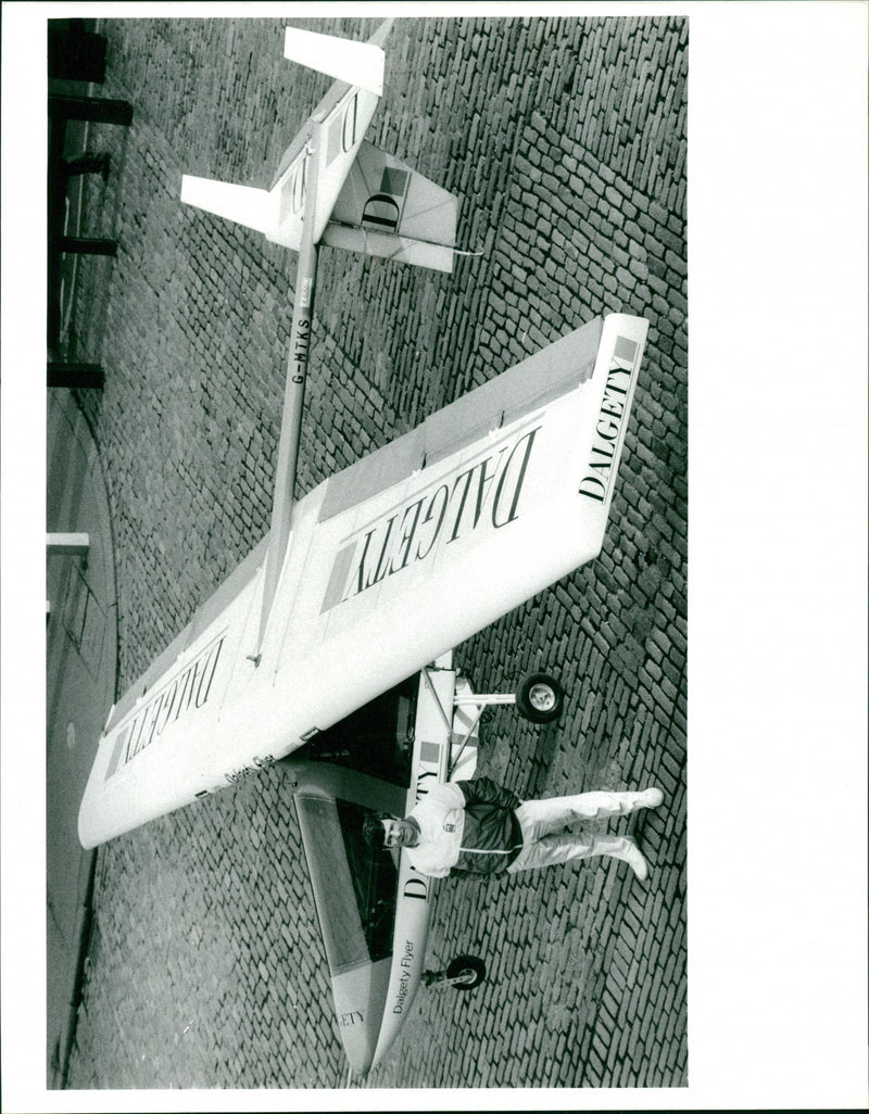 Microlight Flight - Vintage Photograph