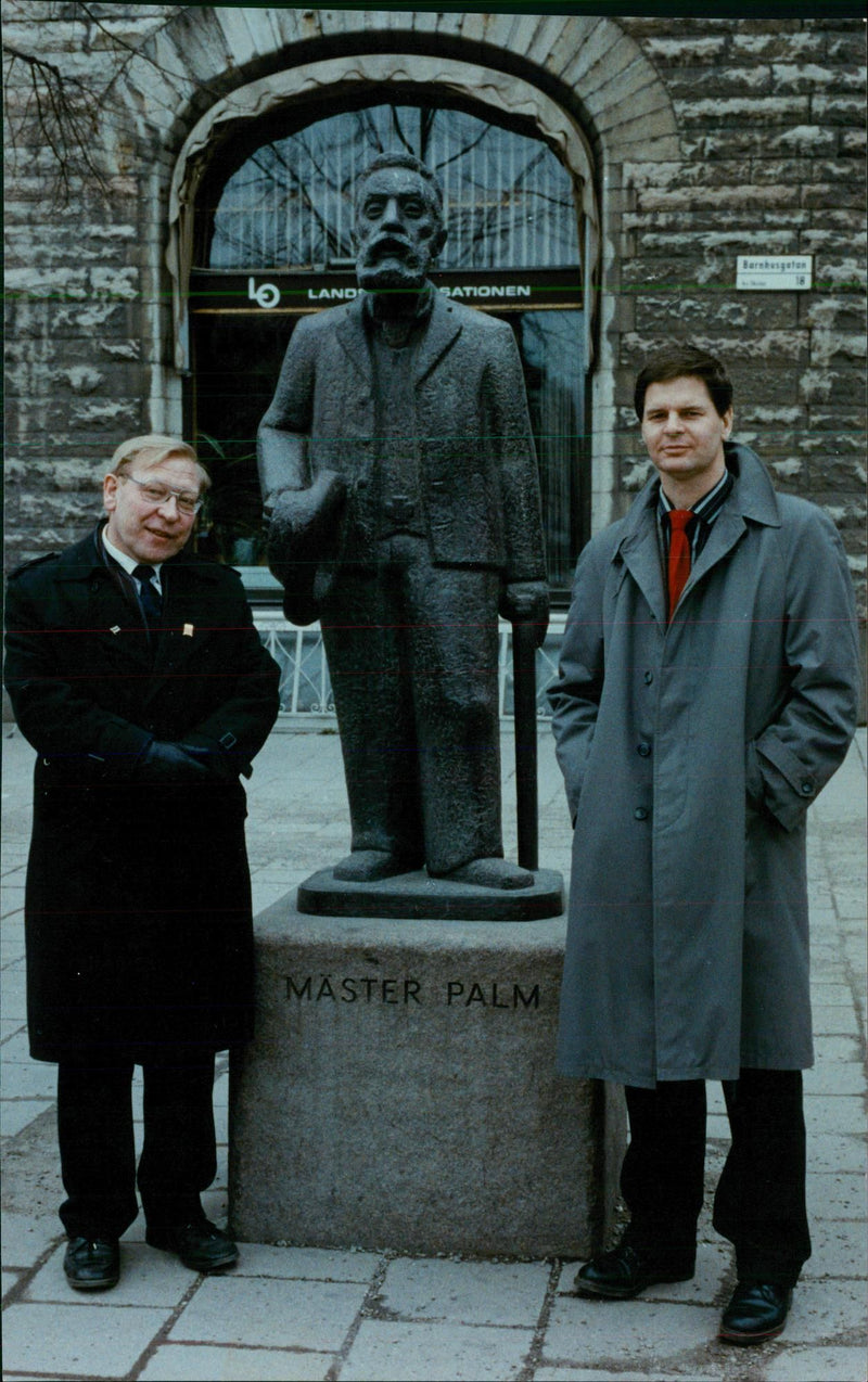 Enn Kokk and Dan Andersson, framed one of yesterday\u0026#39;s thinking aug, image size:800x1274