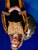 Suha Arafat at the Peace Concert in the National Theater in connection with the Nobel Peace Prize 1994 - Vintage Photograph